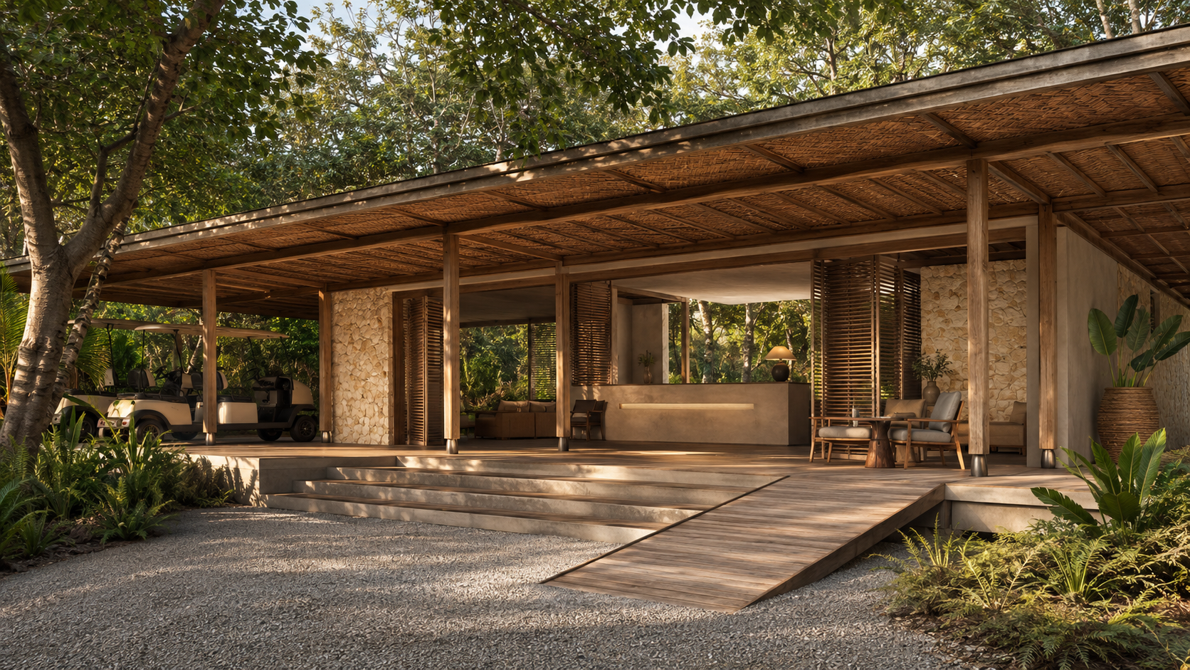 Mangal open-air hospitality pavilion